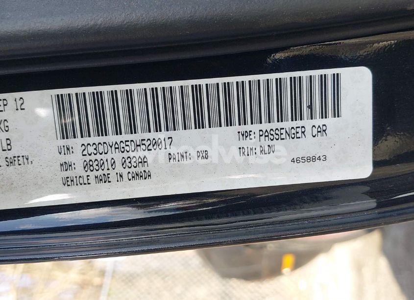 Photo 9 of 2013 Dodge Challenger RALLYE REDLINE (VIN 2C3CDYAG5DH520017)