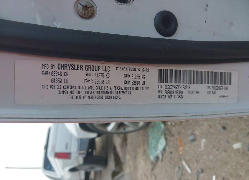 Photo 9 of 2014 Dodge Challenger SXT PLUS (VIN 2C3CDYAG5EH123716)