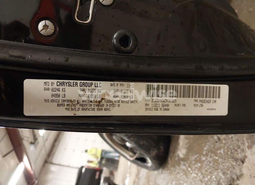 Photo 9 of 2012 Dodge Challenger SXT (VIN 2C3CDYAG6CH161825)