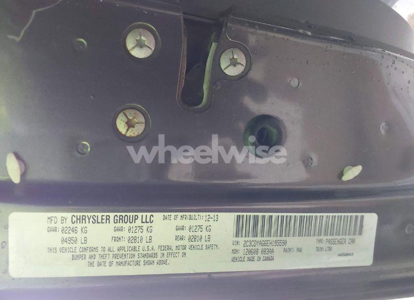 Photo 9 of 2014 Dodge Challenger SXT (VIN 2C3CDYAG6EH195590)