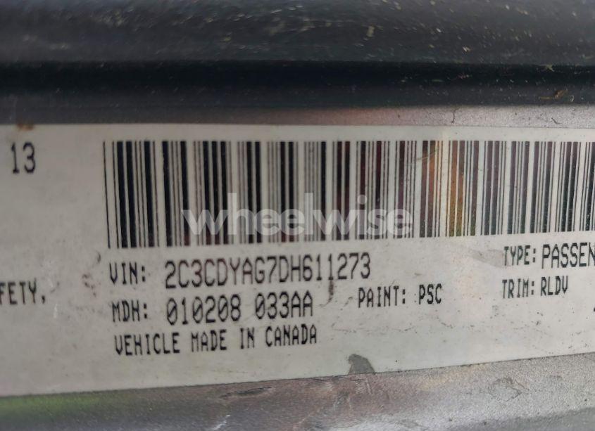 Photo 9 of 2013 Dodge Challenger RALLYE REDLINE (VIN 2C3CDYAG7DH611273)