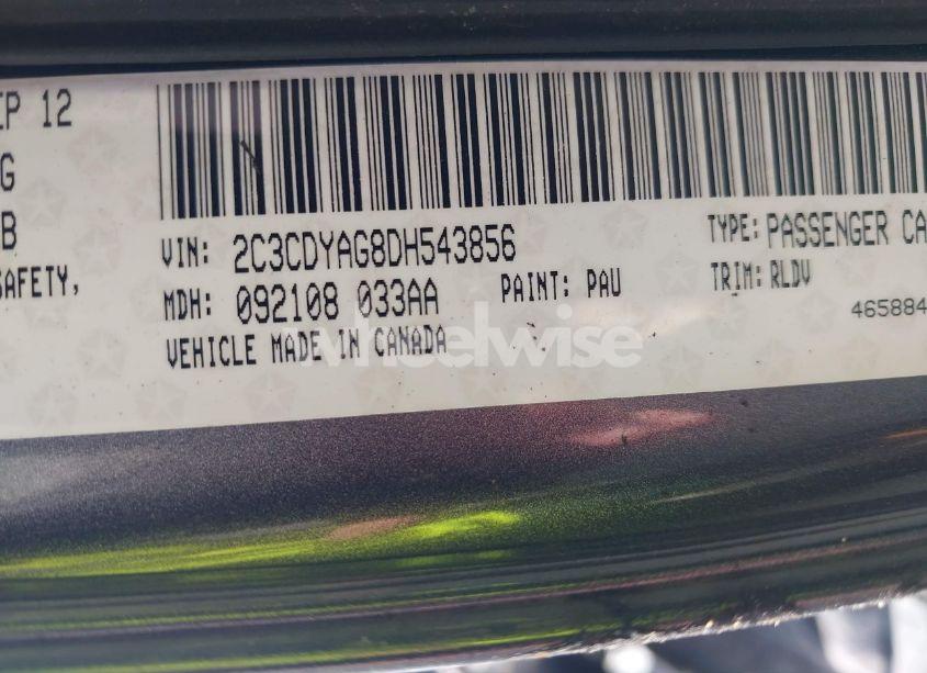 Photo 9 of 2013 Dodge Challenger SXT PLUS (VIN 2C3CDYAG8DH543856)