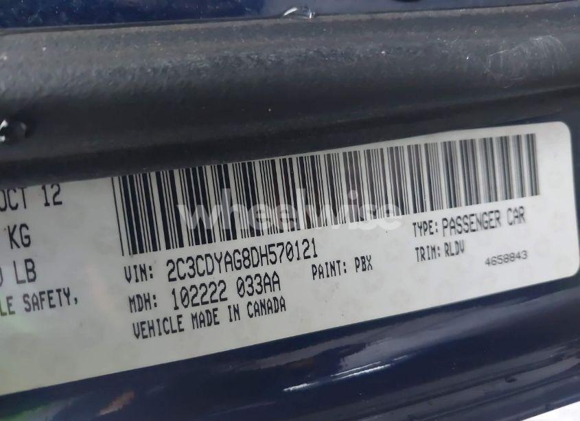 Photo 9 of 2013 Dodge Challenger SXT PLUS (VIN 2C3CDYAG8DH570121)