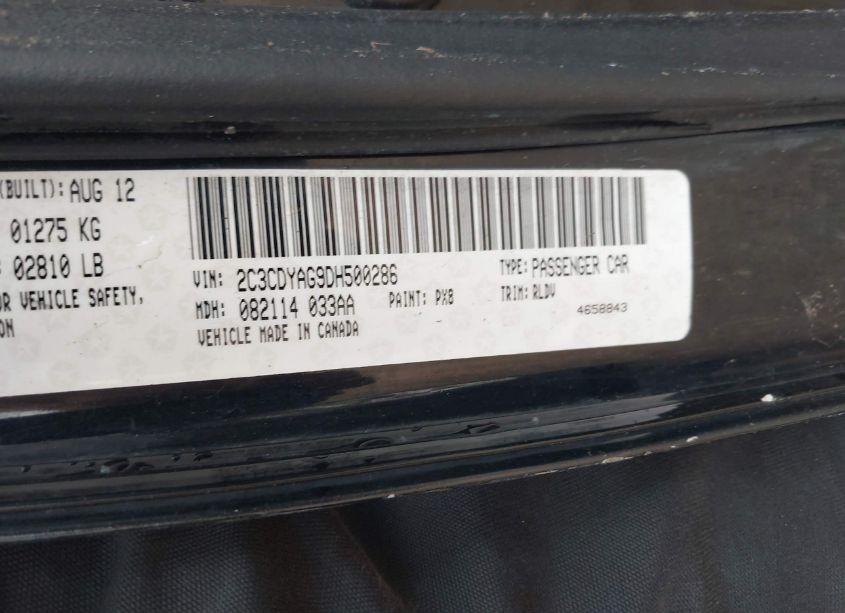 Photo 9 of 2013 Dodge Challenger SXT PLUS (VIN 2C3CDYAG9DH500286)