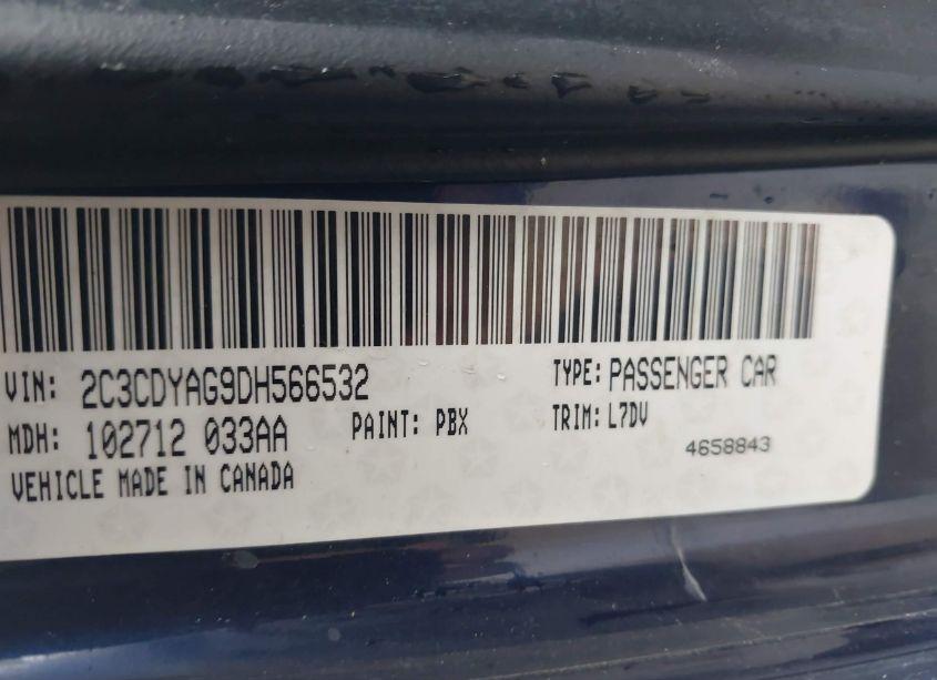 Photo 9 of 2013 Dodge Challenger SXT (VIN 2C3CDYAG9DH566532)