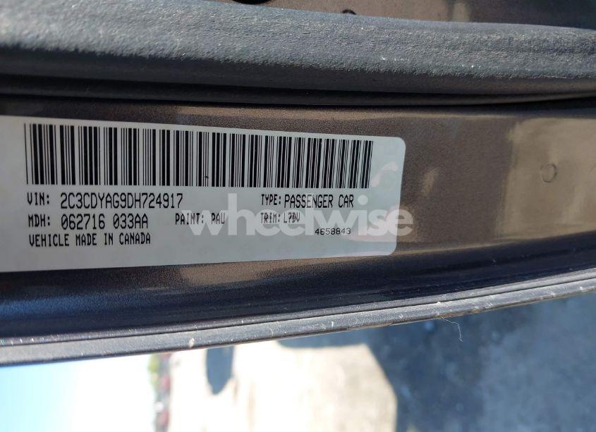 Photo 9 of 2013 Dodge Challenger SXT (VIN 2C3CDYAG9DH724917)