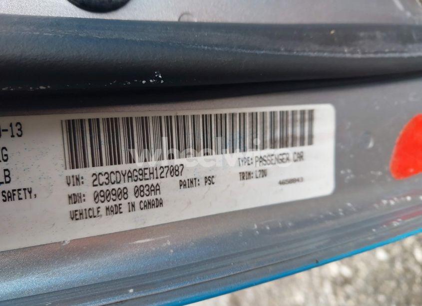 Photo 9 of 2014 Dodge Challenger SXT (VIN 2C3CDYAG9EH127087)