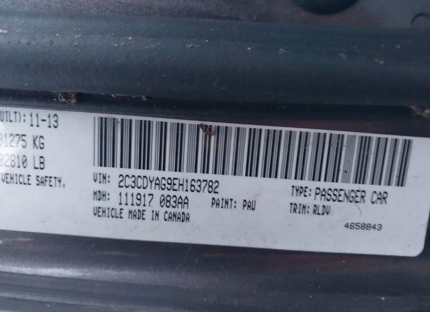 Photo 9 of 2014 Dodge Challenger RALLYE REDLINE (VIN 2C3CDYAG9EH163782)