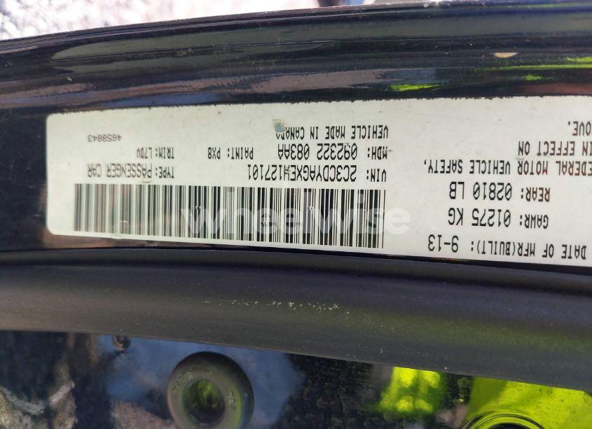 Photo 9 of 2014 Dodge Challenger SXT (VIN 2C3CDYAGXEH127101)