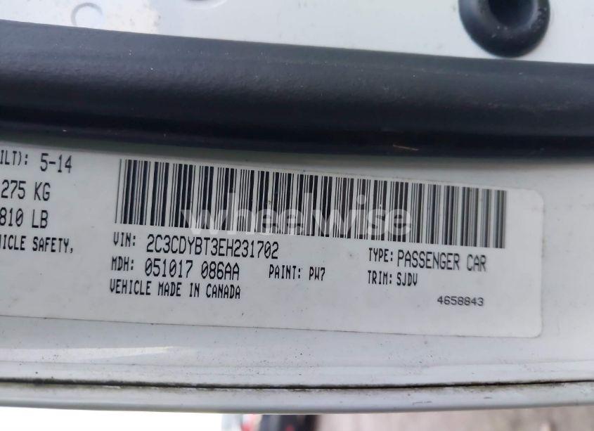 Photo 9 of 2014 Dodge Challenger SHAKER PKG (VIN 2C3CDYBT3EH231702)