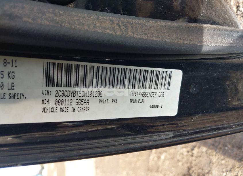 Photo 9 of 2012 Dodge Challenger R/T (VIN 2C3CDYBT5CH101238)