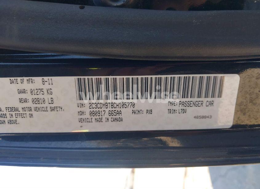 Photo 9 of 2012 Dodge Challenger R/T (VIN 2C3CDYBT8CH105770)