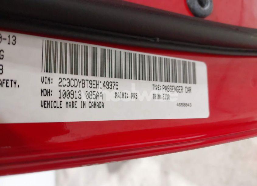 Photo 9 of 2014 Dodge Challenger R/T CLASSIC (VIN 2C3CDYBT9EH149375)