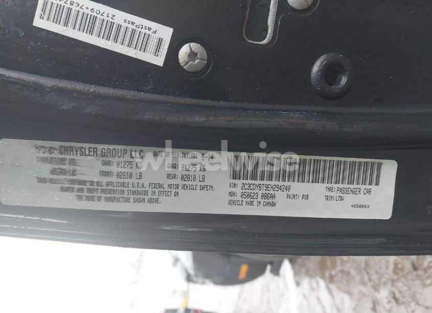 Photo 9 of 2014 Dodge Challenger R/T (VIN 2C3CDYBT9EH294240)