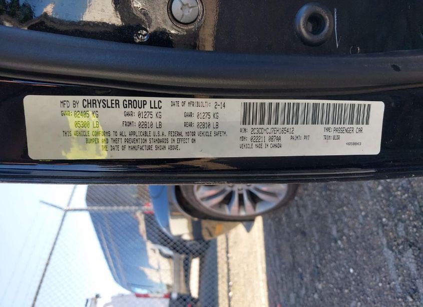Photo 9 of 2014 Dodge Challenger SRT8 (VIN 2C3CDYCJ7EH165412)