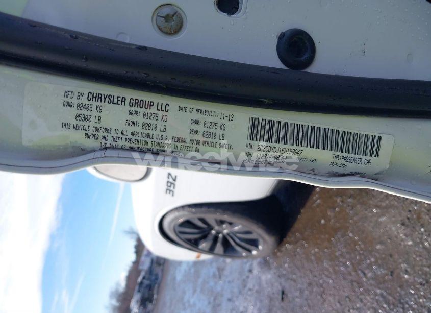 Photo 9 of 2014 Dodge Challenger SRT8 CORE (VIN 2C3CDYDJ1EH158647)