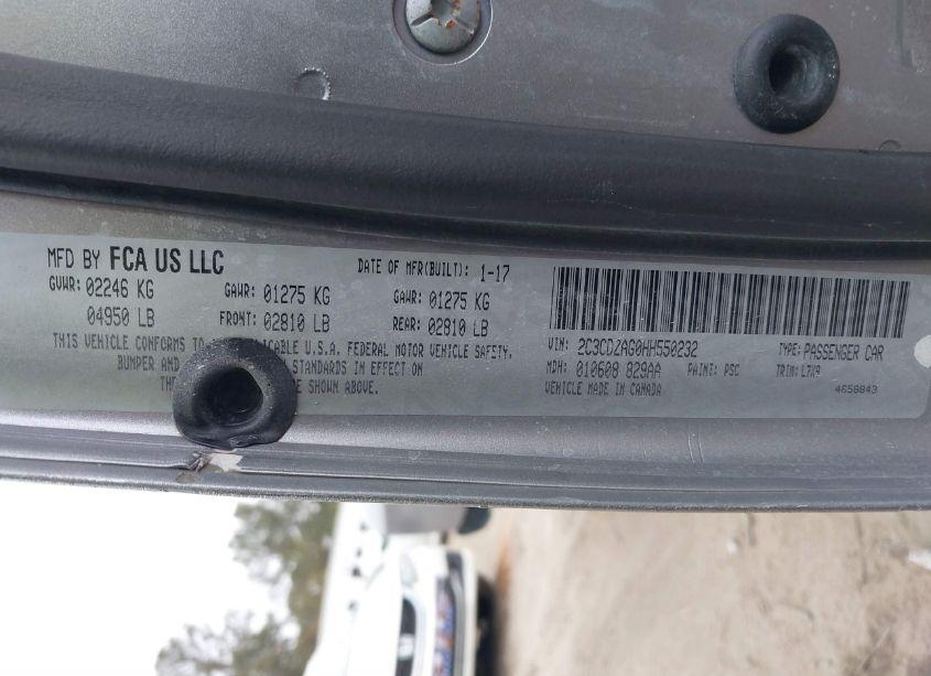 Photo 9 of 2017 Dodge Challenger SXT (VIN 2C3CDZAG0HH550232)