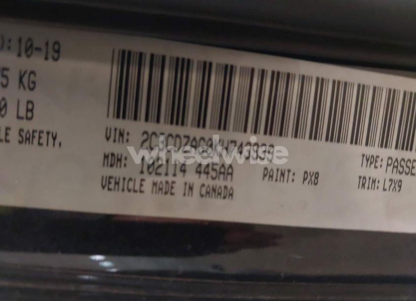 Photo 9 of 2019 Dodge Challenger SXT (VIN 2C3CDZAG0KH743939)