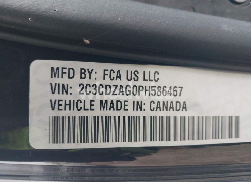 Photo 9 of 2023 Dodge Challenger SXT (VIN 2C3CDZAG0PH586467)