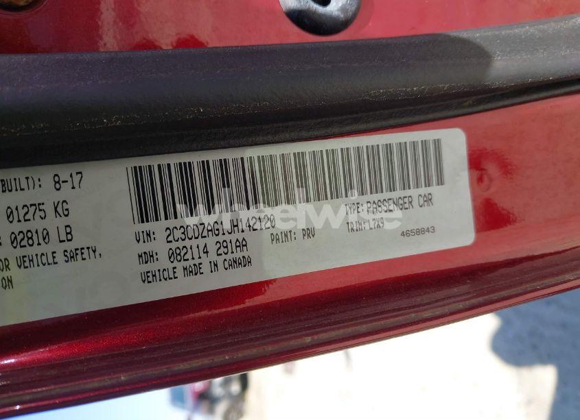 Photo 9 of 2018 Dodge Challenger SXT (VIN 2C3CDZAG1JH142120)