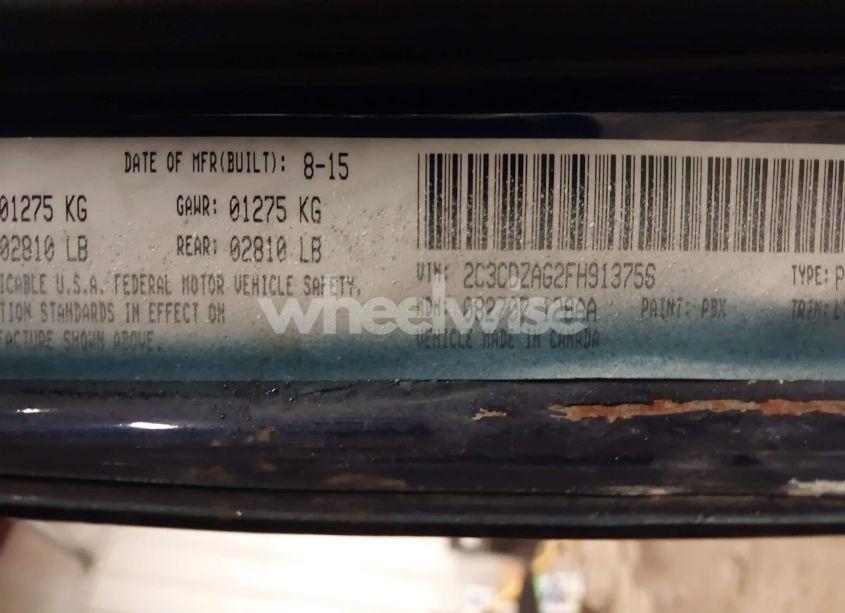 Photo 9 of 2015 Dodge Challenger SXT (VIN 2C3CDZAG2FH913756)