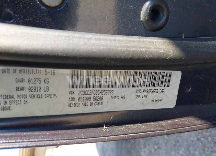 Photo 9 of 2016 Dodge Challenger SXT (VIN 2C3CDZAG2GH256328)