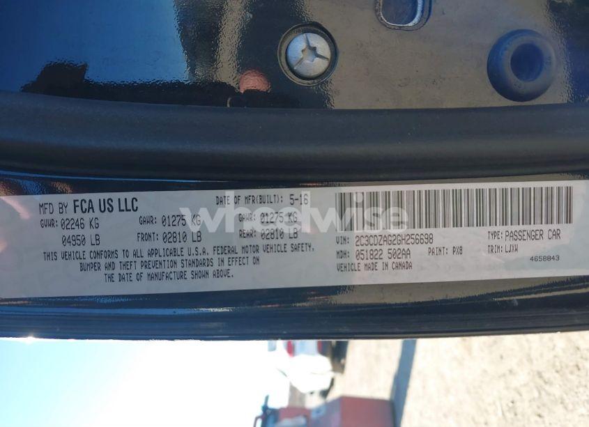 Photo 9 of 2016 Dodge Challenger SXT PLUS (VIN 2C3CDZAG2GH256698)