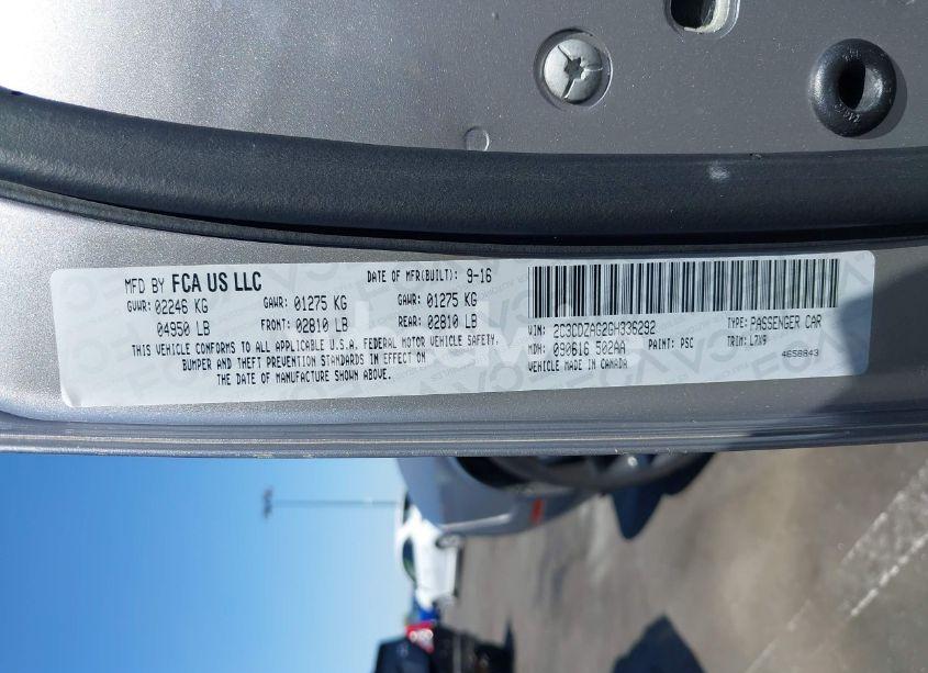 Photo 9 of 2016 Dodge Challenger SXT (VIN 2C3CDZAG2GH336292)