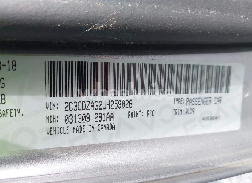 Photo 9 of 2018 Dodge Challenger SXT PLUS (VIN 2C3CDZAG2JH259026)