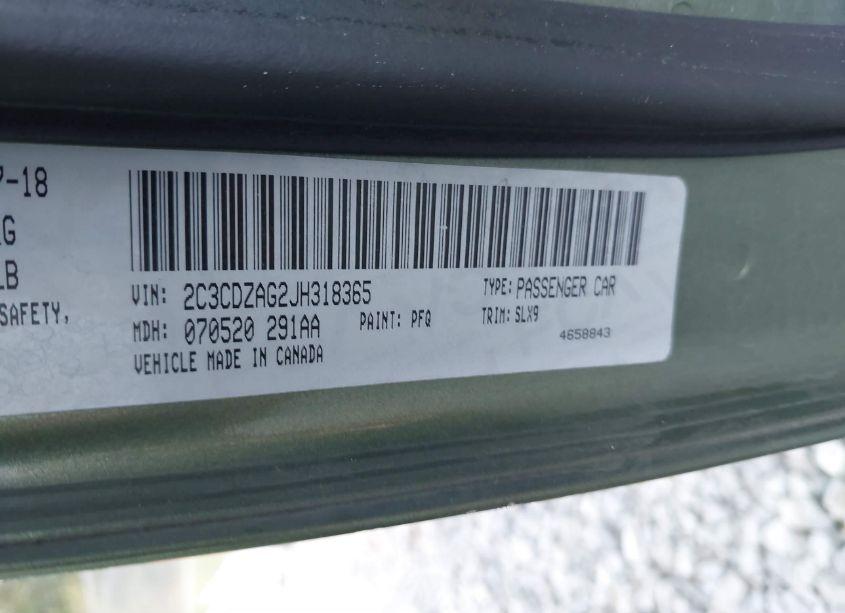 Photo 9 of 2018 Dodge Challenger SXT PLUS (VIN 2C3CDZAG2JH318365)