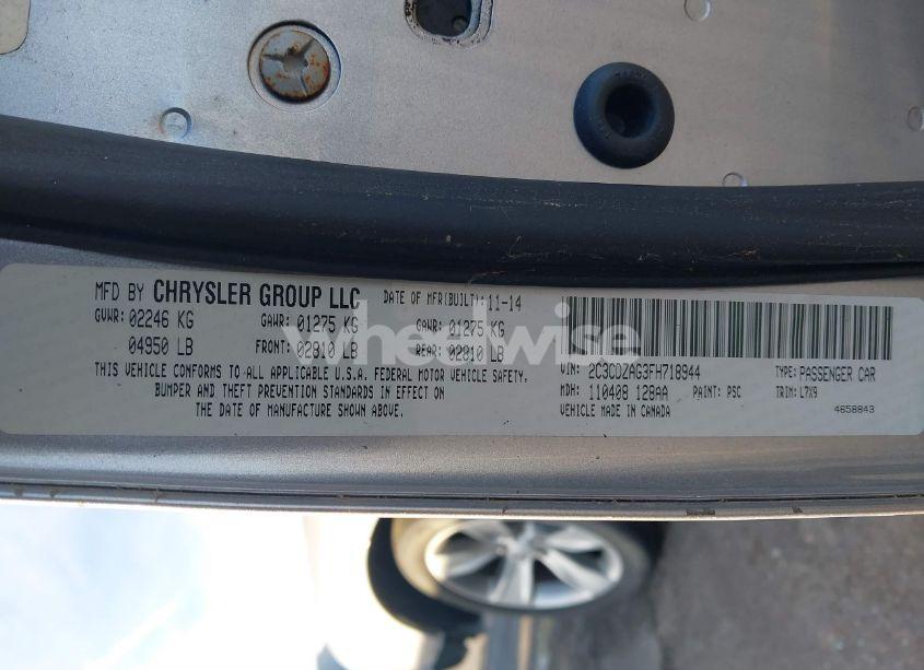 Photo 9 of 2015 Dodge Challenger SXT (VIN 2C3CDZAG3FH718944)