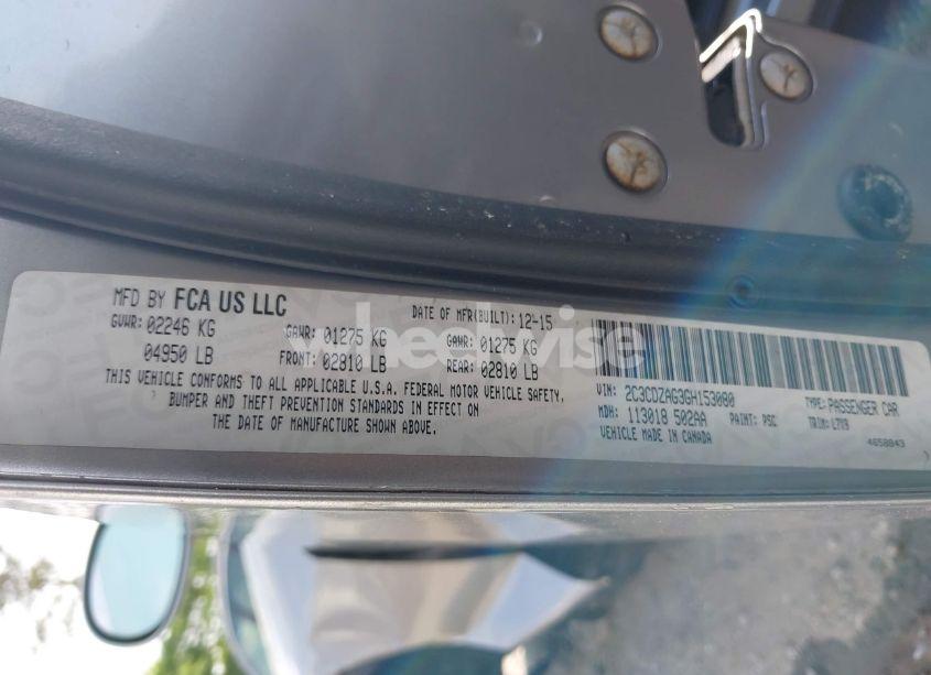 Photo 9 of 2016 Dodge Challenger SXT (VIN 2C3CDZAG3GH153080)