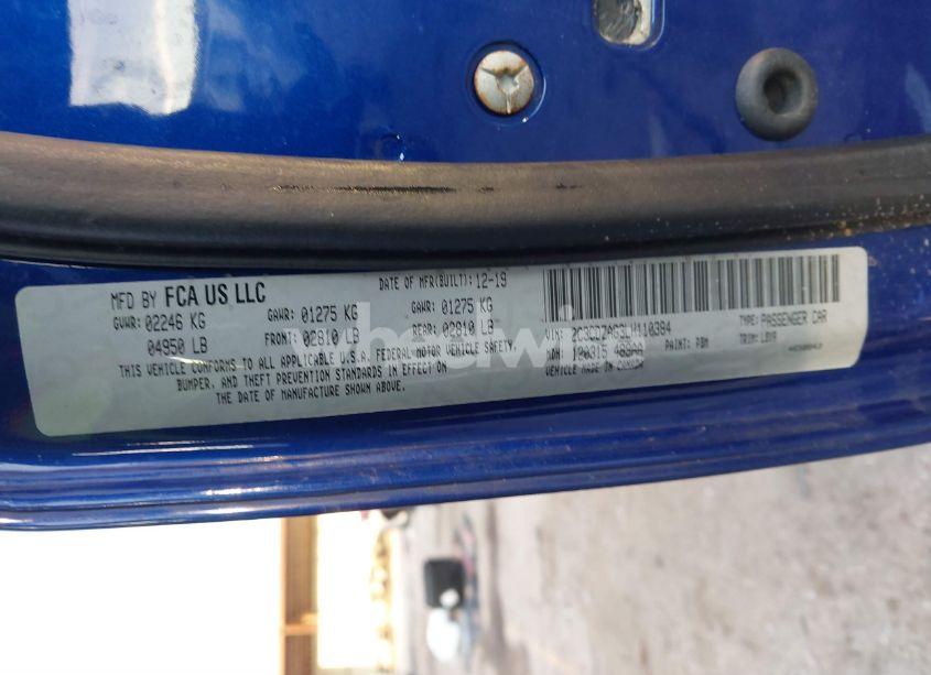 Photo 9 of 2020 Dodge Challenger SXT (VIN 2C3CDZAG3LH110384)