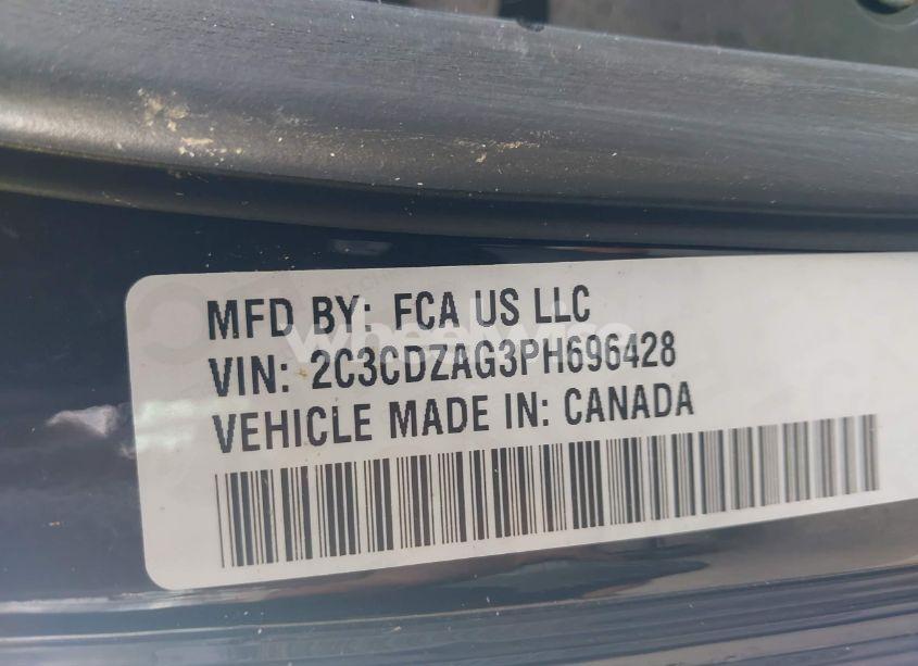 Photo 9 of 2023 Dodge Challenger SXT (VIN 2C3CDZAG3PH696428)