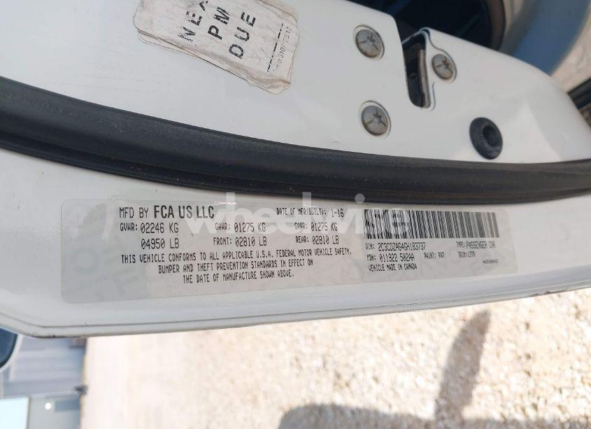 Photo 9 of 2016 Dodge Challenger SXT (VIN 2C3CDZAG4GH183737)