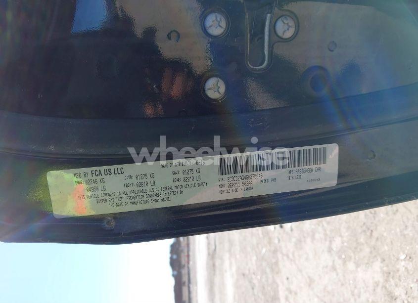 Photo 9 of 2016 Dodge Challenger SXT (VIN 2C3CDZAG4GH275849)