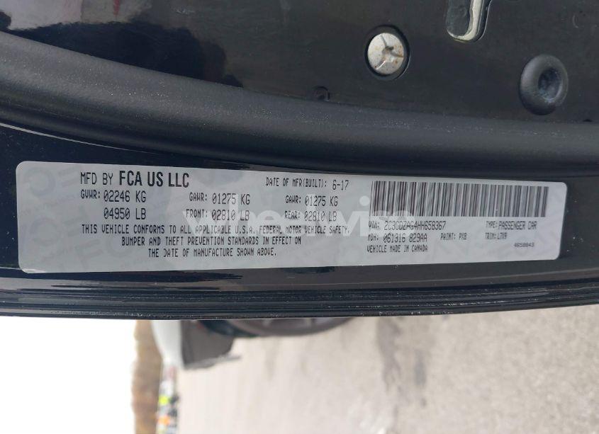 Photo 9 of 2017 Dodge Challenger SXT (VIN 2C3CDZAG4HH658367)