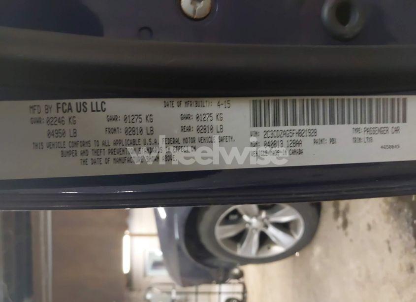 Photo 9 of 2015 Dodge Challenger SXT (VIN 2C3CDZAG5FH821928)