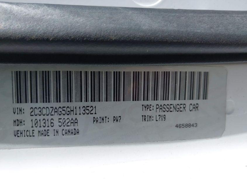 Photo 9 of 2016 Dodge Challenger SXT (VIN 2C3CDZAG5GH113521)