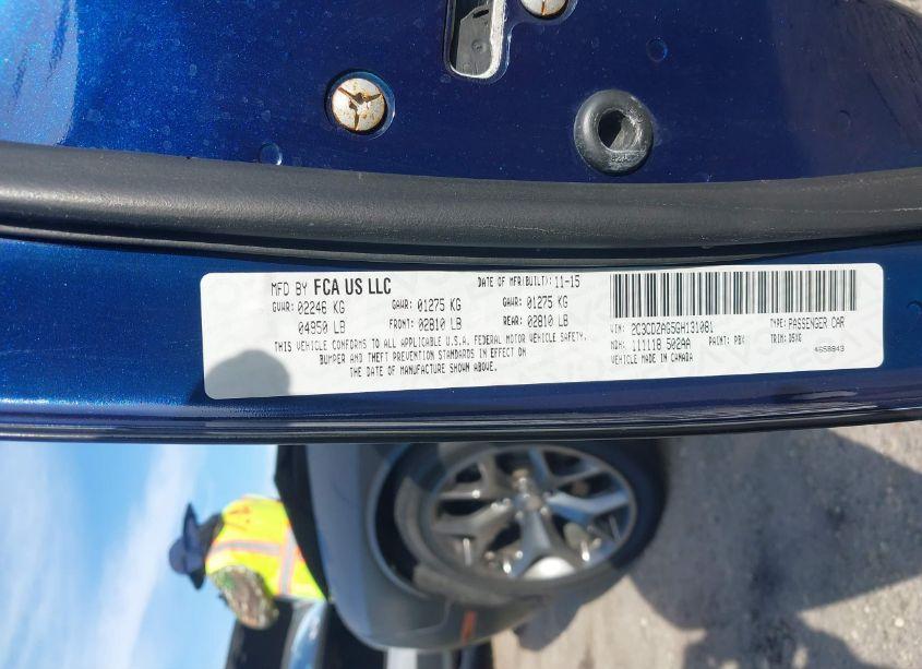 Photo 9 of 2016 Dodge Challenger SXT (VIN 2C3CDZAG5GH131081)