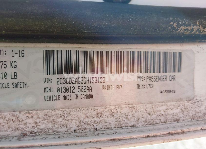 Photo 9 of 2016 Dodge Challenger SXT (VIN 2C3CDZAG5GH193130)