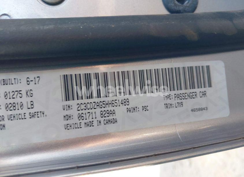 Photo 9 of 2017 Dodge Challenger SXT (VIN 2C3CDZAG5HH651489)