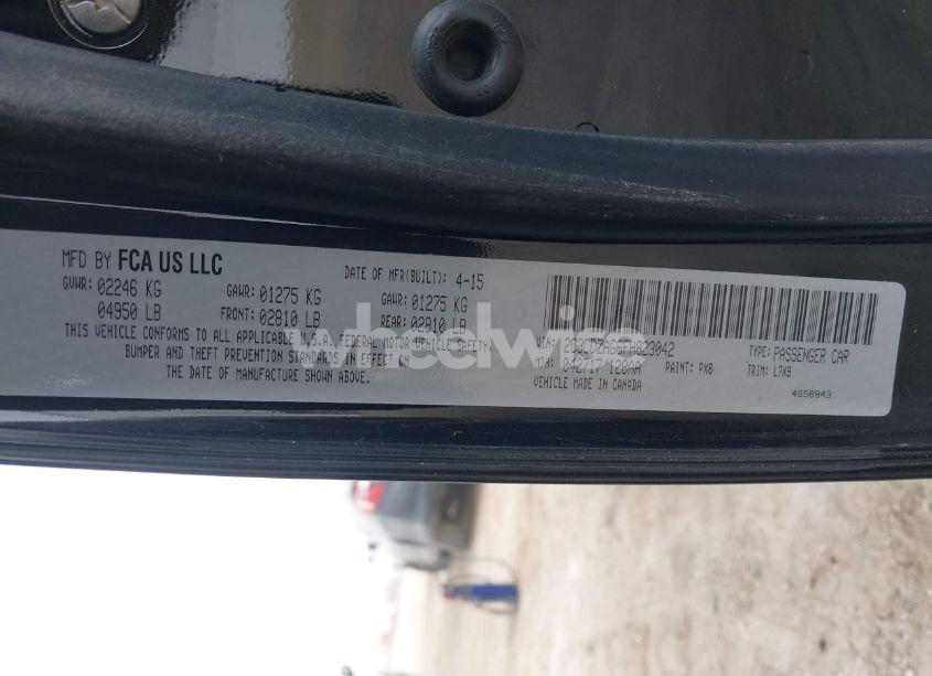 Photo 9 of 2015 Dodge Challenger SXT (VIN 2C3CDZAG6FH823042)