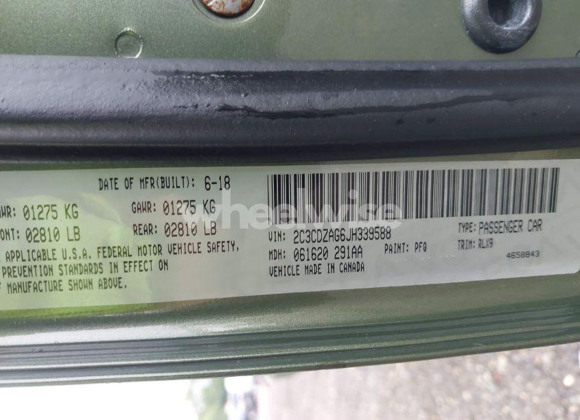 Photo 9 of 2018 Dodge Challenger SXT PLUS (VIN 2C3CDZAG6JH339588)