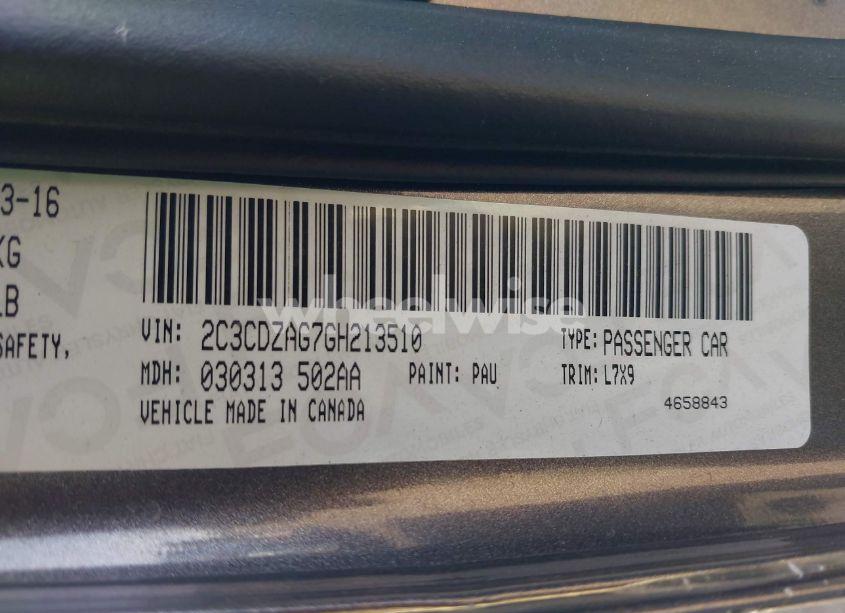 Photo 9 of 2016 Dodge Challenger SXT (VIN 2C3CDZAG7GH213510)