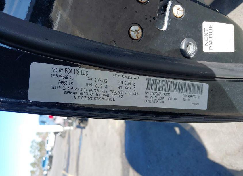 Photo 5 of 2017 Dodge Challenger SXT (VIN 2C3CDZAG7HH568596)