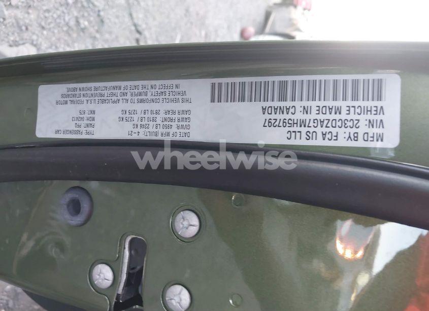 Photo 9 of 2021 Dodge Challenger SXT (VIN 2C3CDZAG7MH597297)