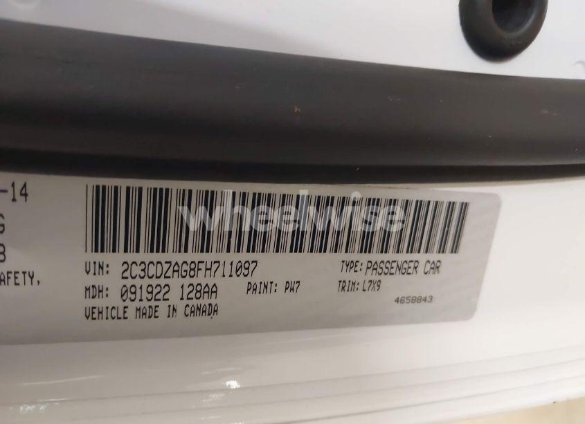 Photo 9 of 2015 Dodge Challenger SXT (VIN 2C3CDZAG8FH711097)