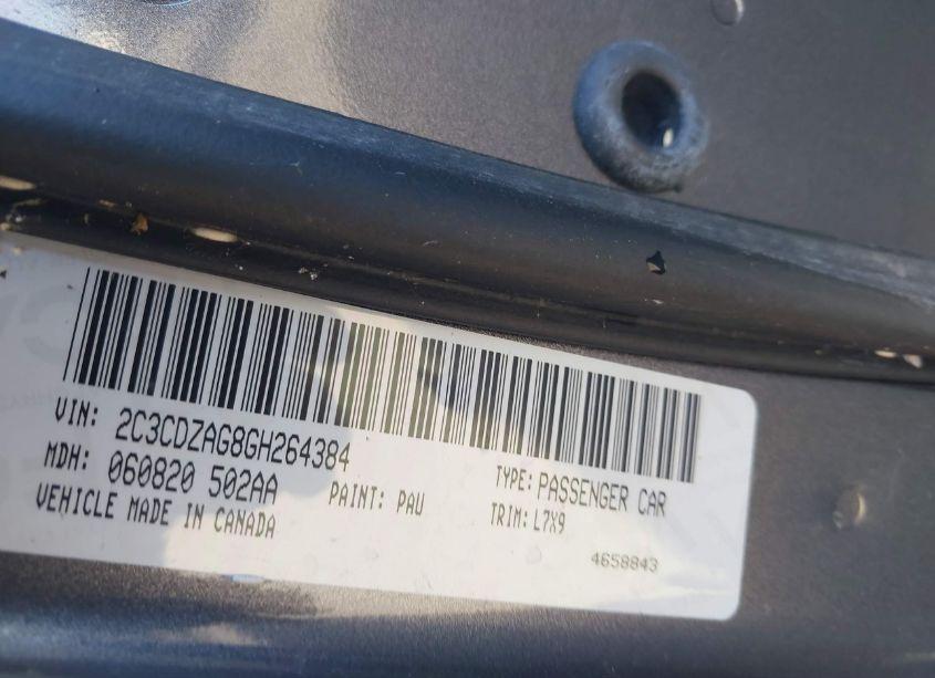 Photo 9 of 2016 Dodge Challenger SXT (VIN 2C3CDZAG8GH264384)