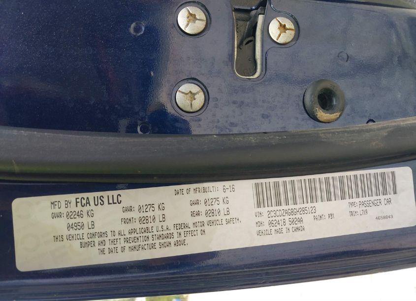 Photo 9 of 2016 Dodge Challenger SXT (VIN 2C3CDZAG8GH285123)